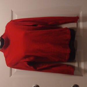 St. John's Bay Red Turtle Neck, Size Medium